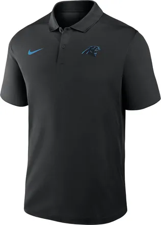 Nike Carolina Panthers Logo Victory Nike Mens Dri-FIT NFL Polo in Black | 035800A9D-R0T