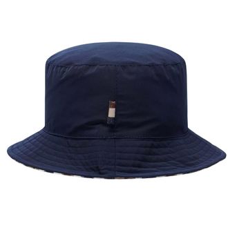 Aquascutum Active Reversible Bucket Hat Marineblauwe Hoed