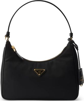 Prada Borsa a spalla Re-Edition mini 2005 - Nero