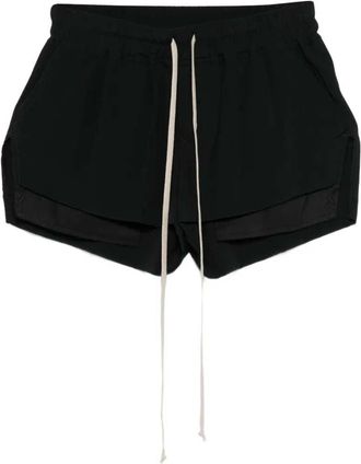 Rick Owens Pantaloncini con coulisse color nebbia di Rick Owens