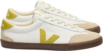 Veja Witte Leather Liquor Bark Sneakers - Dames - Sneakers - Wit - 37 EU - Katoen - Schoenen