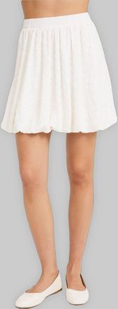 Gilli Country Flaire Mini Skirt In White