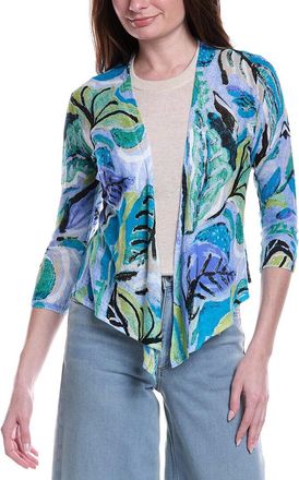 Nic+Zoe Nic+Zoe Island Beat Linen-Blend Cardigan
