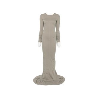Rick Owens Exposed-seam Long-sleeved Maxi Dress
