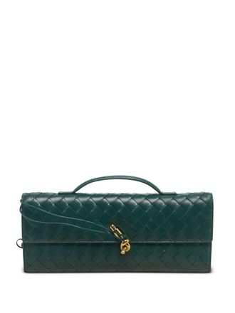 Bottega Veneta medium Andiamo Intrecciato leather tote bag - women - Calf Leather - One Size - Green