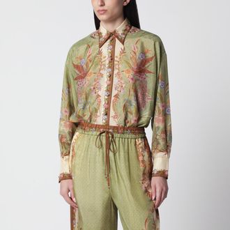 Zimmermann Camicia Indra con stampa floreale