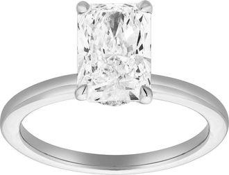 LuvMyJewelry Tia 14K Gold Radiant Lab Grown Diamond Hidden Halo Ring - 2.1 Ct in 14K White Gold at Nordstrom, Size 6.5