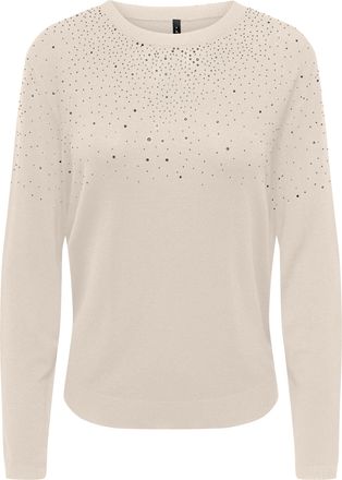 Only Kurzarmpullover »ONLANABELLA LS BLING O-NECK KNT«