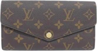Louis Vuitton Pre-owned Lange Portemonnee (bi-fold) - Dames - Vintage Accessoires - Bruin - ONE Size - Vintage