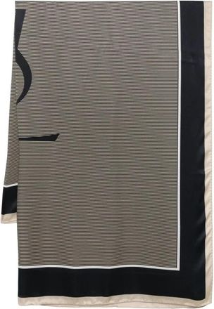 Saint Laurent Navy/Ivory Pareo 4178 - Dames - Sjaals - Veelkleurig - ONE Size - Accessoires