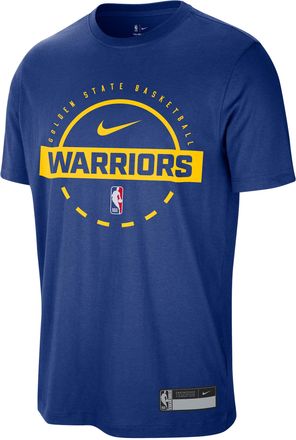 Nike Golden State Warriors Authentics Nike Mens Dri-FIT NBA Practice T-Shirt in Blue | IB3577-495