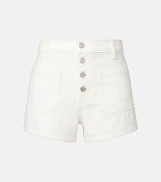 Nili Lotan Harley high-rise denim shorts