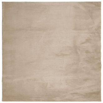 vidaXL Vidaxl Tappeto A Pelo Corto Huarte Morbido E Lavabile Sabbia 240x240cm