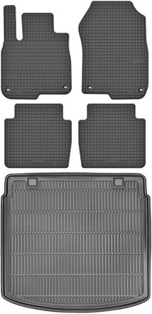 OEM Honda Cr-v Suv V A Partir De 2018 Set - Alfombrillas De Goma Para Coche + Alfombrilla Para Maletero