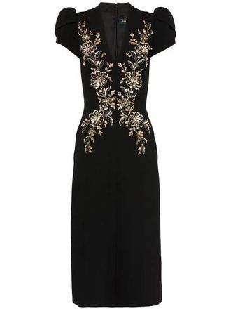 Jenny Packham Freya Dress in Liquorice at Nordstrom, Size 12 Uk