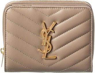 Saint Laurent Cassandre Matelasse Leather Card Case