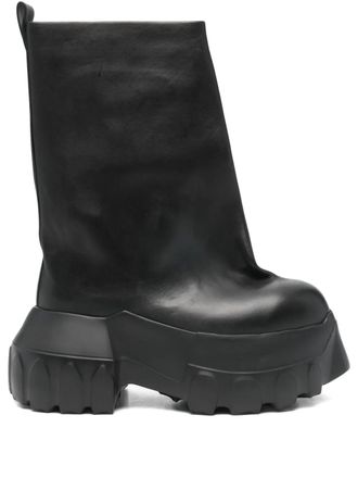 Rick Owens Flared Mega Tractor boots - Black