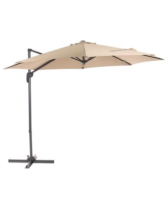 Beliani Sombrilla lateral 294 cm beige