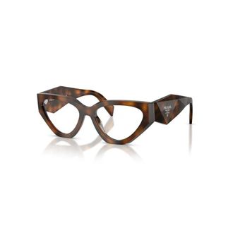 Prada Glasses, female, Brown, 54 MM, Cat Eye Eyeglasses
