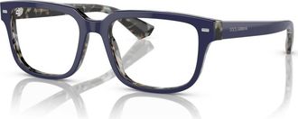 Dolce & Gabbana 54mm Square optical glasses in Blue at Nordstrom