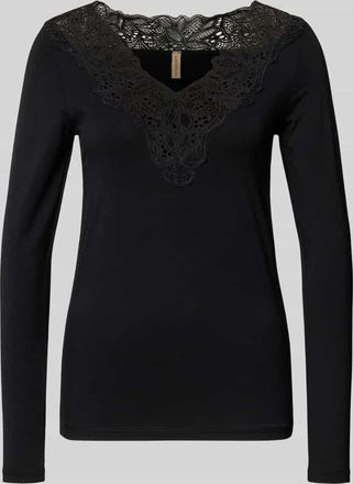 Soyaconcept Regular Fit Longsleeve aus Lyocell-Mix Modell Marica in Black, Größe XS
