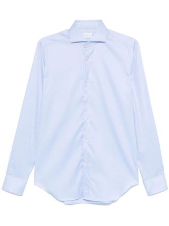 Xacus poplin shirt - men - Cotton - 43 - Blue
