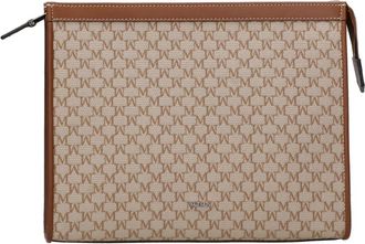 Max Mara Tassen.. Beige+Suede - Dames - Clutches - Beige - ONE Size - Katoen - Tassen