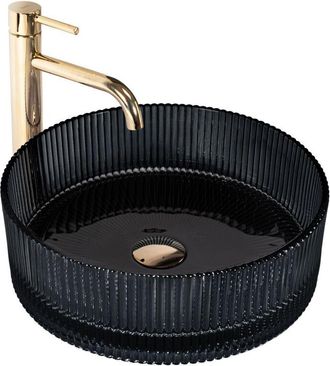 Rea Lavabo Sobre Encimera Rea Ingrid Black 36