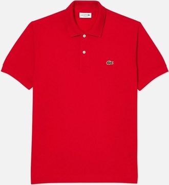 Lacoste Mens Mens Red Lacoste L1212 Classic Polo T-Shirt - Size: 40