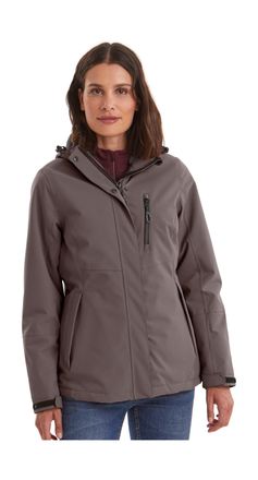Killtec Outdoorjacke KILLTEC KOW 140 WMN JCKT, Damen, Gr. 50, rosa (dunkelros&eacute;), Oberstoff: 100% Polyester, Futter: 100% Polyester, Wattierung: 100% Polyester
