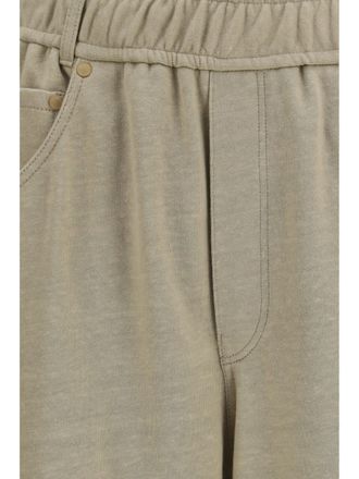 Brunello Cucinelli Cotton-Linen Trousers - Beige