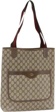 Gucci Pre-owned Tote Bags, female, Beige, Size: ONE SIZE Pre-owned Vintage Tote Bag