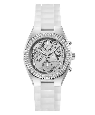 Guess Jelly Dames Transparante Horloge GW0773L1