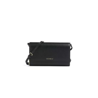 Coccinelle Mini Bag Wallet Grained Leather - female - Coccinelle - Cross Body Bags - Black - ONE SIZE - Bags