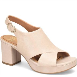 S&ouml;fft Womens Liv Modern-Classic Platform Heel Sandals In Nude