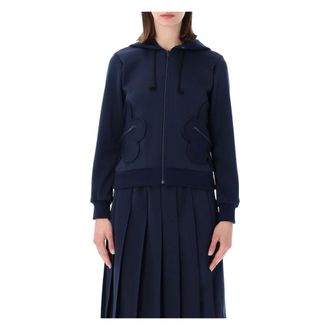 Comme Des Gar&ccedil;ons Zip-throughs, female, Blue, Size: S Fleece Zip