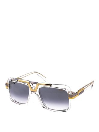 Cazal Gold-tone detailed transparent sunglasses