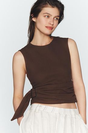 Maeve Wrap Sleeveless Top