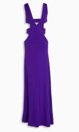 Retrofête Womens Halter Maxi Dress In Violet