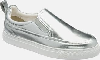 Ravel Womens Alix Womens Slip On Trainers - Silver - Size: 5