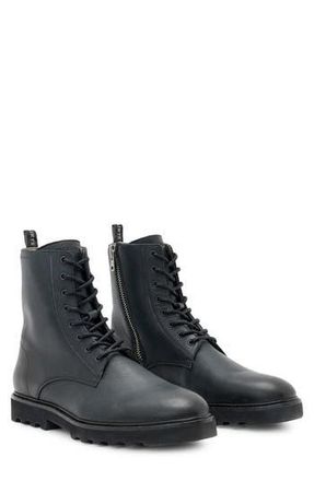 AllSaints Beckett Zip Boot in Black at Nordstrom Rack, Size 13