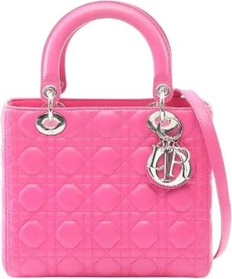 Dior Pre-owned Lady Dior Borsa a mano in pelle - - Pre-owned - Donna - Rosa - ONE SIZE
