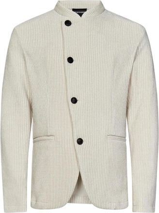 Armani Corduroy Jacket - Heren - Zomerjassen - Wit - L - Jassen
