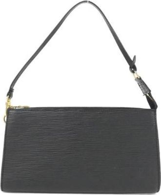 Louis Vuitton Pre-owned Shoulder Bags, female, Black, Size: ONE SIZE Pre-owned Vintage Shoulder Bag