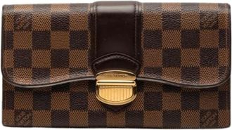 Louis Vuitton Pre-owned Wallets, female, Brown, Size: ONE SIZE Pre-owned Sistina Wallet