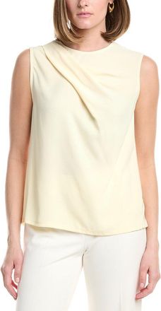 Anne Klein Mixed Media Extended Shoulder Top