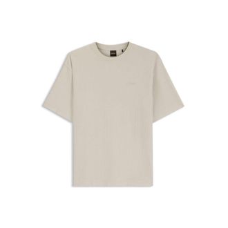 BOSS Relaxed-fit T-shirt in ribbed cotton