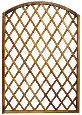 Lasa Home Pannello In Legno Di Pino Impregnato Traliccio Ad Arco Per Recinzioni E Decorazioni Piante Rampicanti Lasa - 150xh180 Cm
