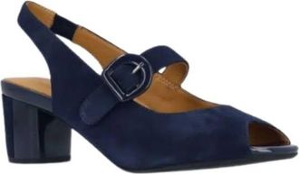 L'Amour Des Pieds Womens Merryn Leather Pump In Navy