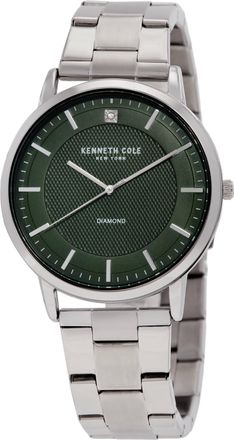 Kenneth Cole Diamond Quartz Green Dial Mens Watch KCWGG2271404